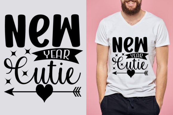 About New Year Cutie T-shirt Design