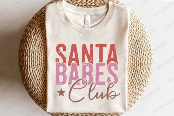 Christmas Funny SVG Santa Babes Club