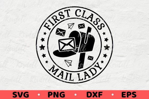 First Class Mail Lady, Women Mail Carrier