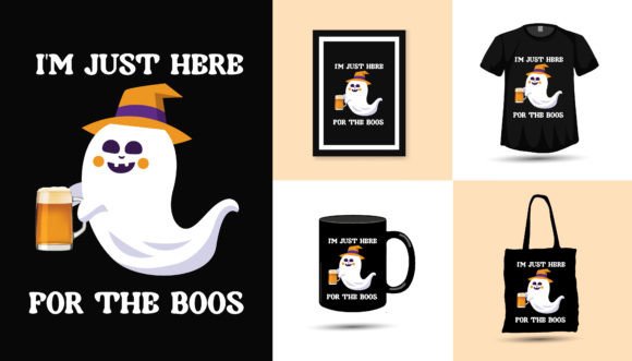 Halloween Tshirt Design Scary Beer Lover