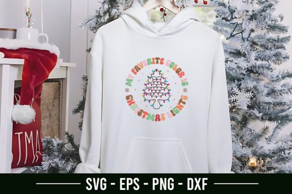 My Favorite Color is Christmas - SVG