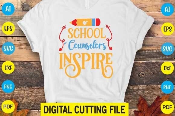 School Counselors Inspire Svg